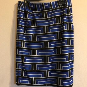 Premise geometric pencil skirt size 12