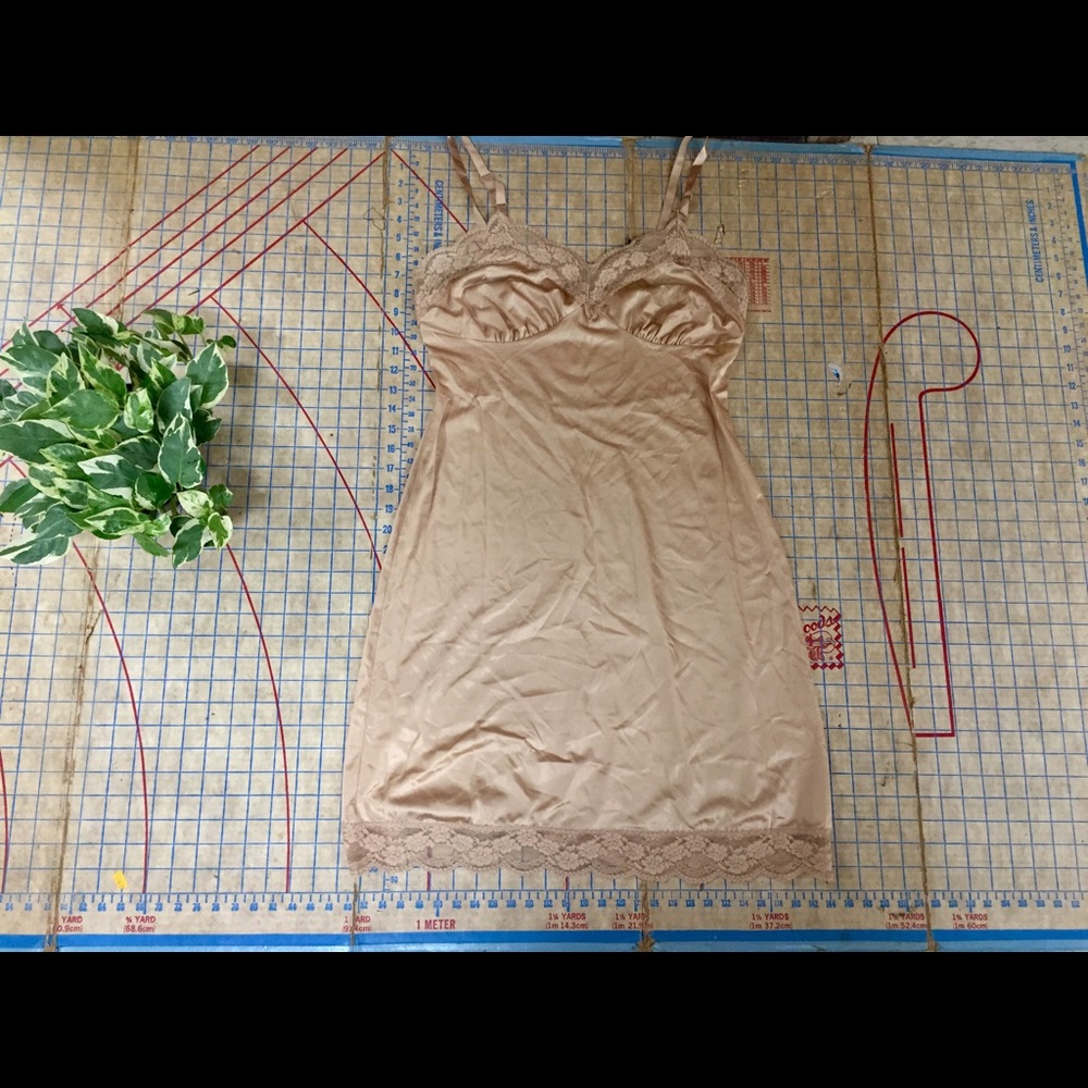 Vintage Camelot nude slip size medium