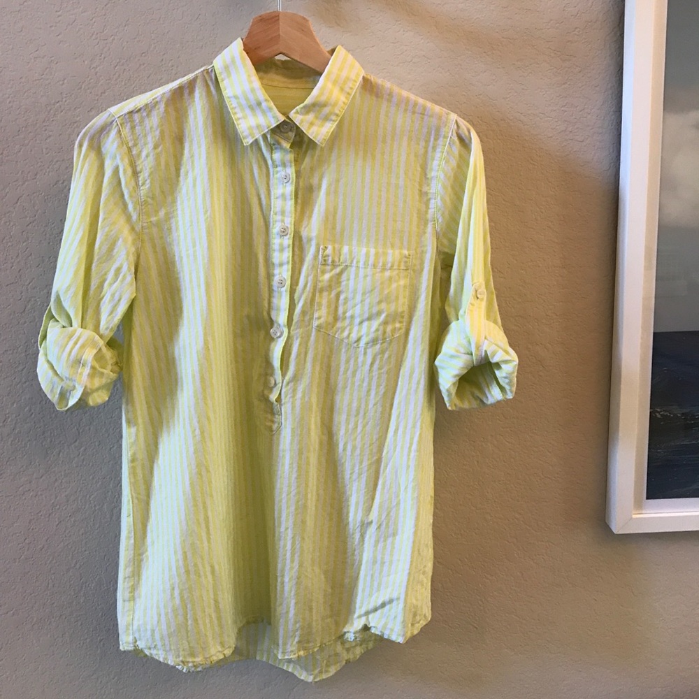 J.Crew Popover Camp Shirt