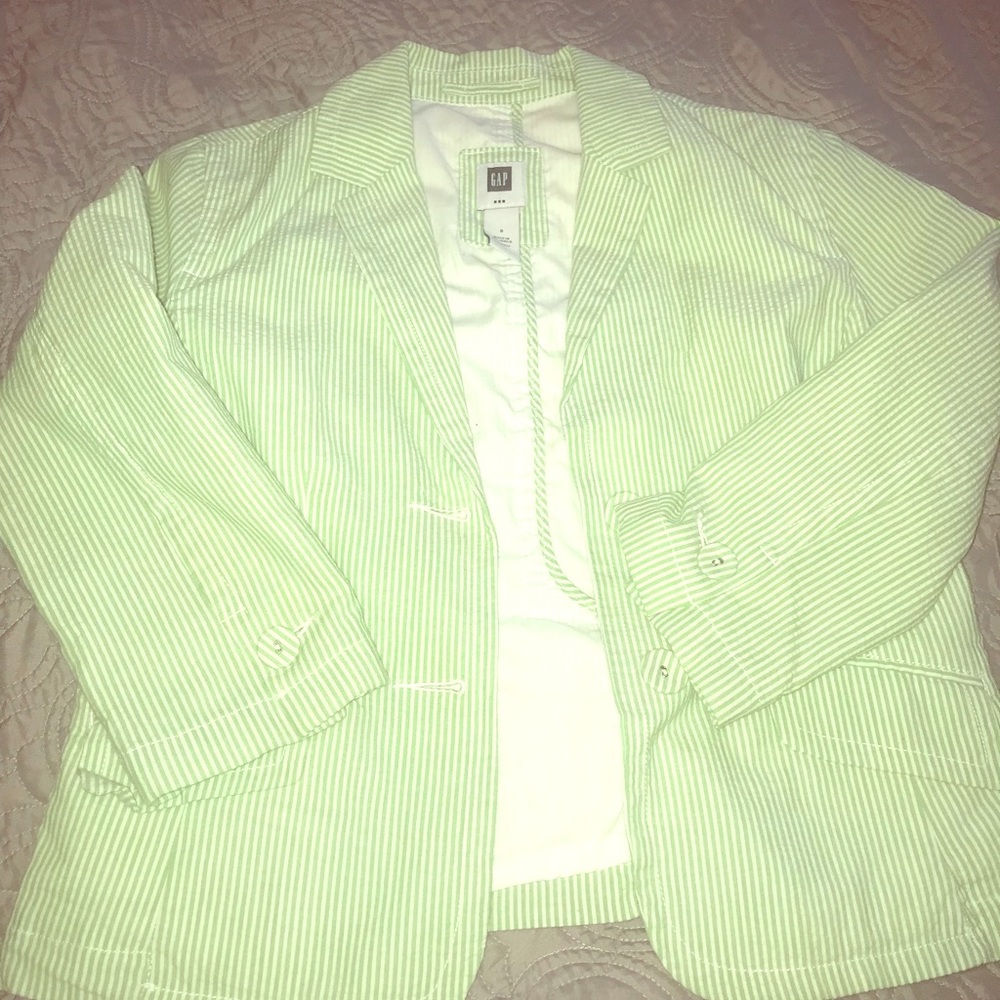 Seersucker Blazer