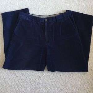 Men's flat front corduroys