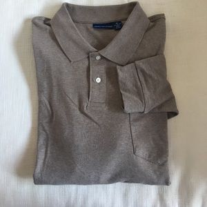 Men's long sleeve polo