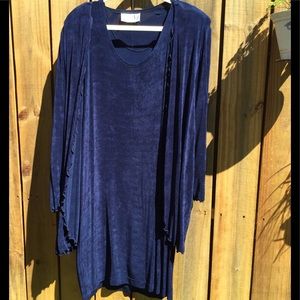 Royal Blue 2 Piece Dress