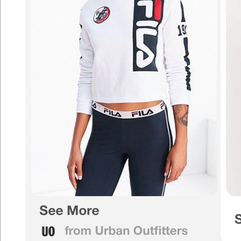FILA LOGO Reflective Leggings