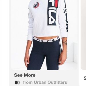 FILA LOGO Reflective Leggings