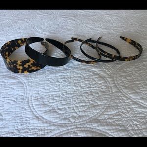 J.Crew tortoise shell headband bundle of 5