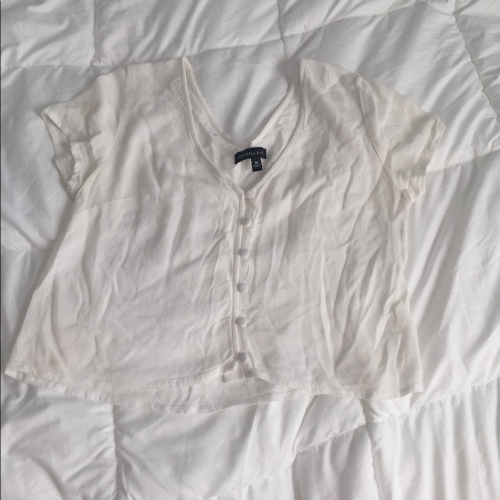 Cropped button up