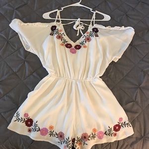 Forever 21 Floral Romper