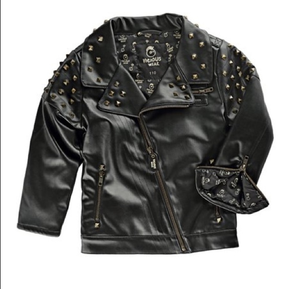 Vicious wear kids 4 T leather jacket
