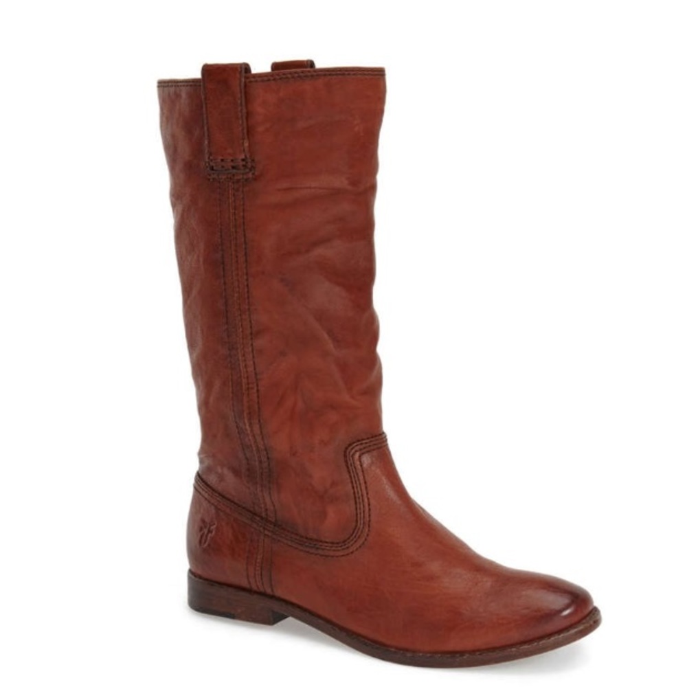 Frye Mid Leather Boots - Picture 2 of 8