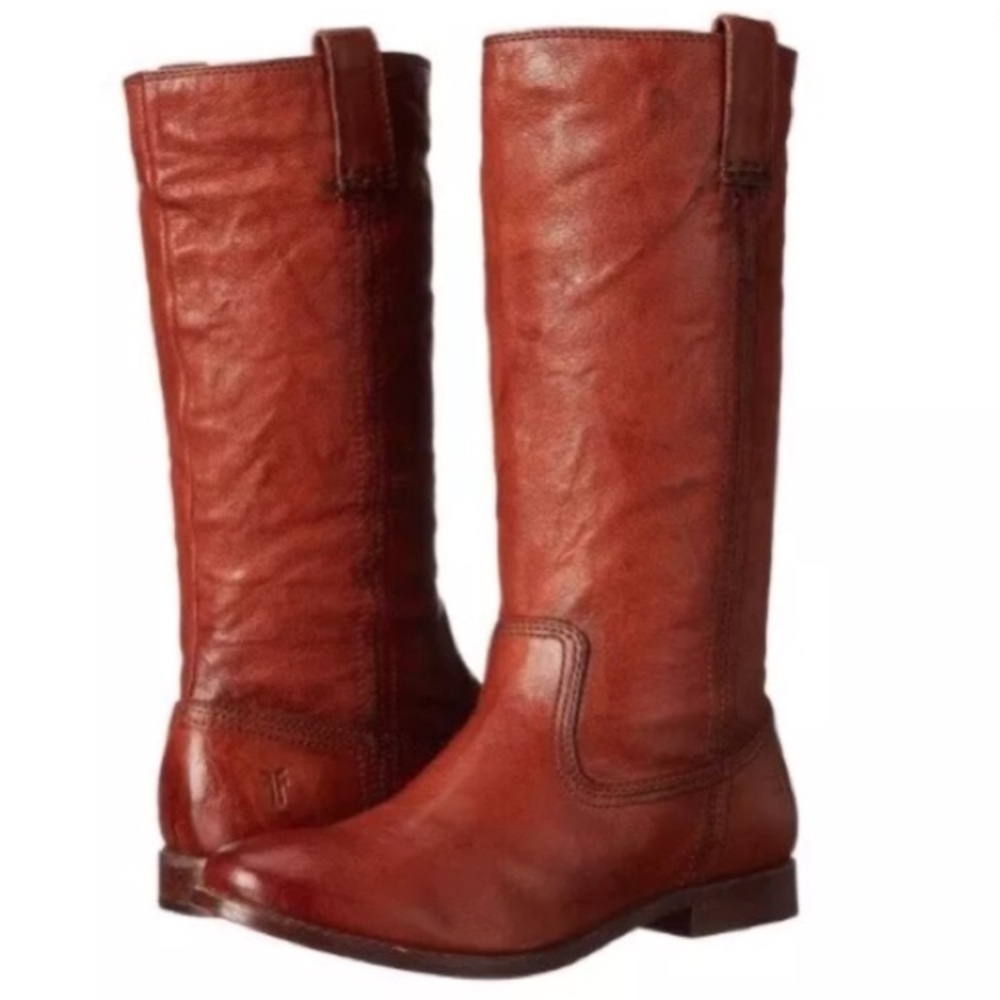 Frye Mid Leather Boots - Picture 5 of 8