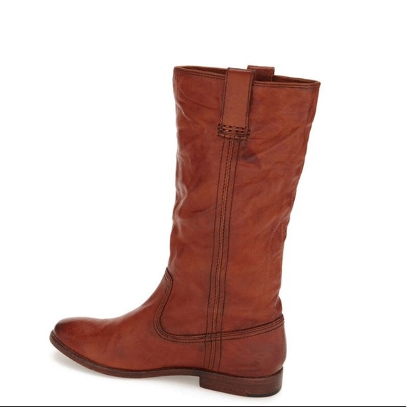 Frye Mid Leather Boots - Picture 3 of 8