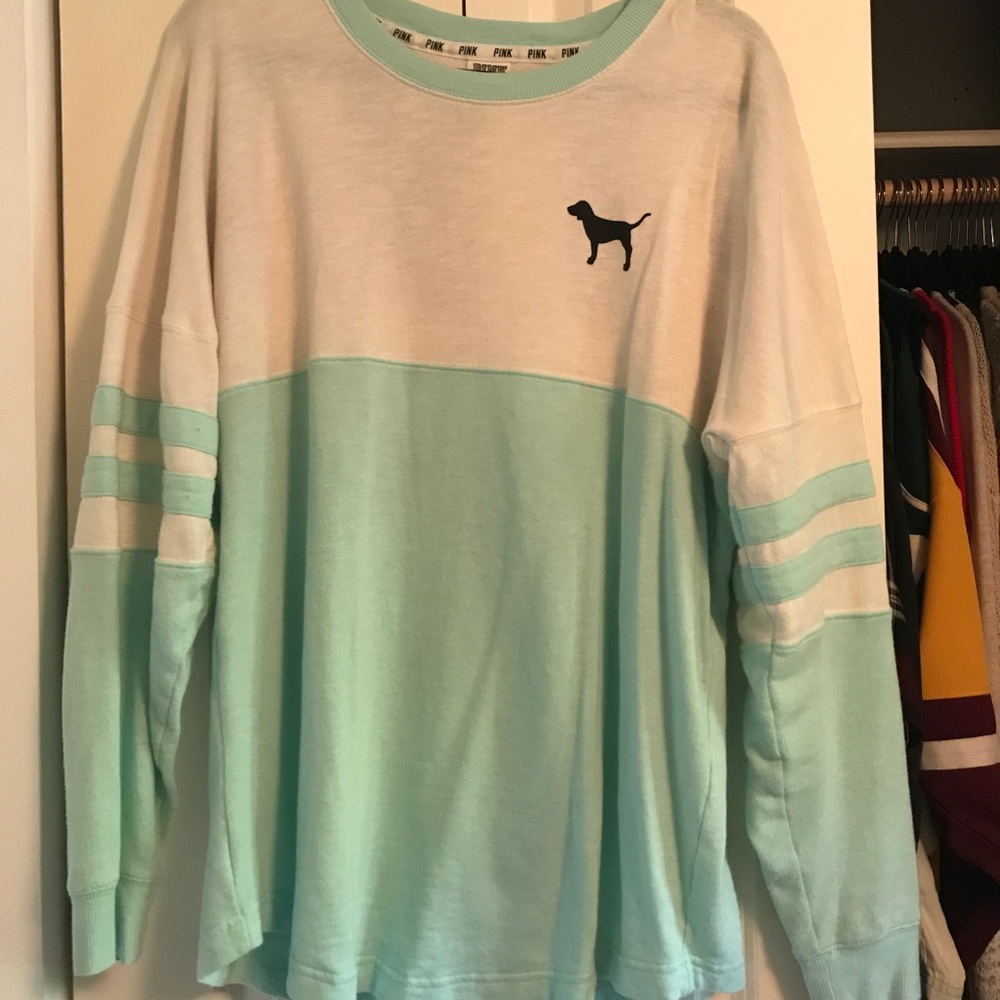Lightly lined PINK pull over sweatshirt