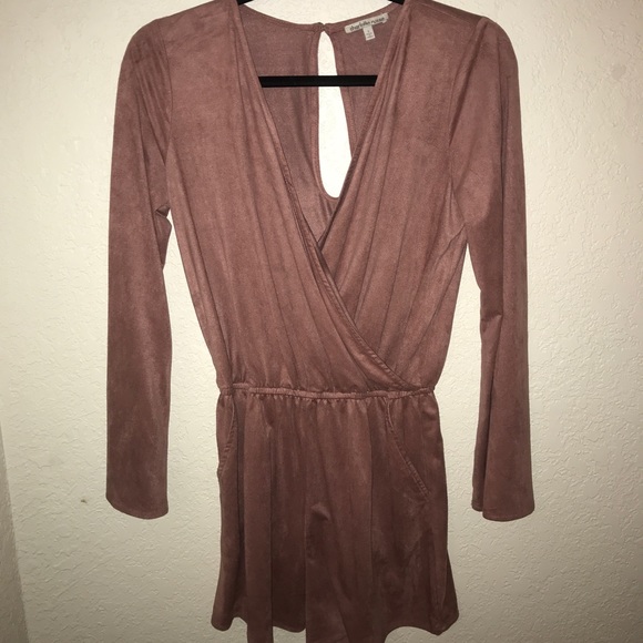 Suede Romper - Picture 1 of 1