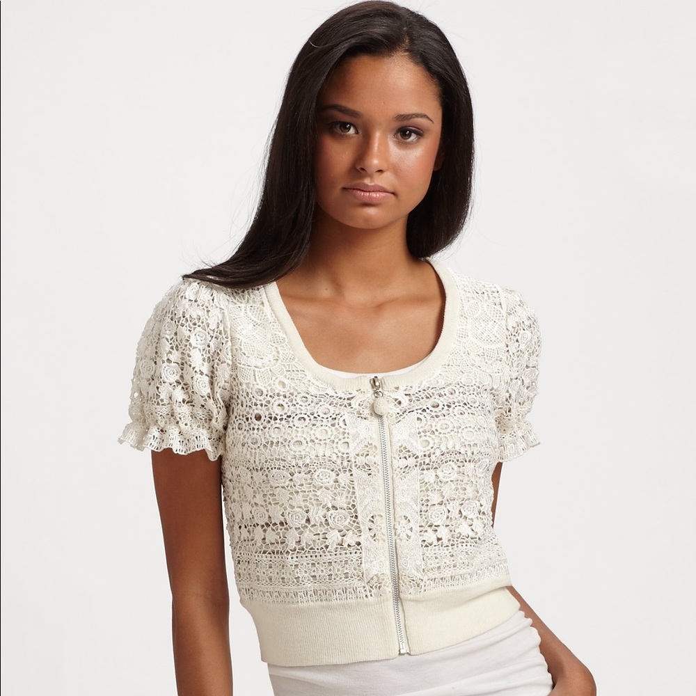 Lace Crochet Cardigan