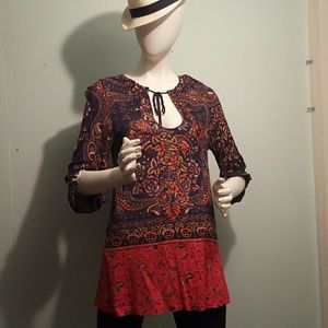 Anthropologie Meadow Rue ,tunic blouse -m