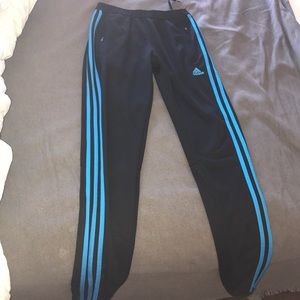 ADIDAS Blue Three Stripe Climate cool Joggers