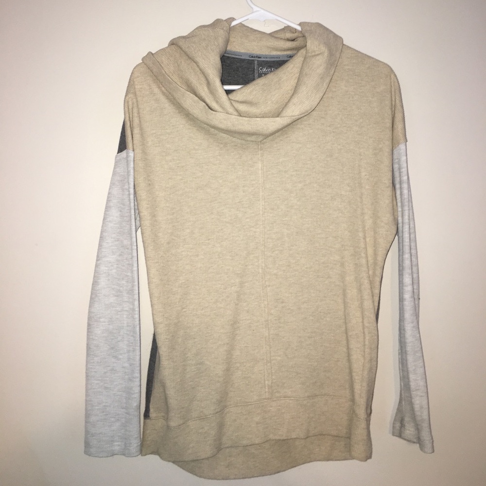 Calvin Klein performance thermal cowl neck