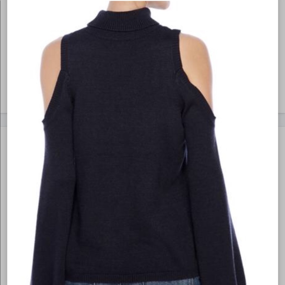 ❤️LAST ONE SALE❤️ Slate Cold Shoulder Sweater - Picture 4 of 4