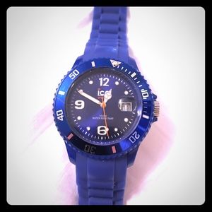 Aqua Marine Stainless Steel Ice-Watch (L)  (NWOT)