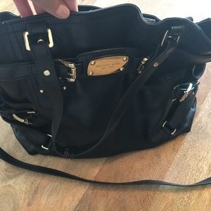 Michael Kors Black Leather Bag