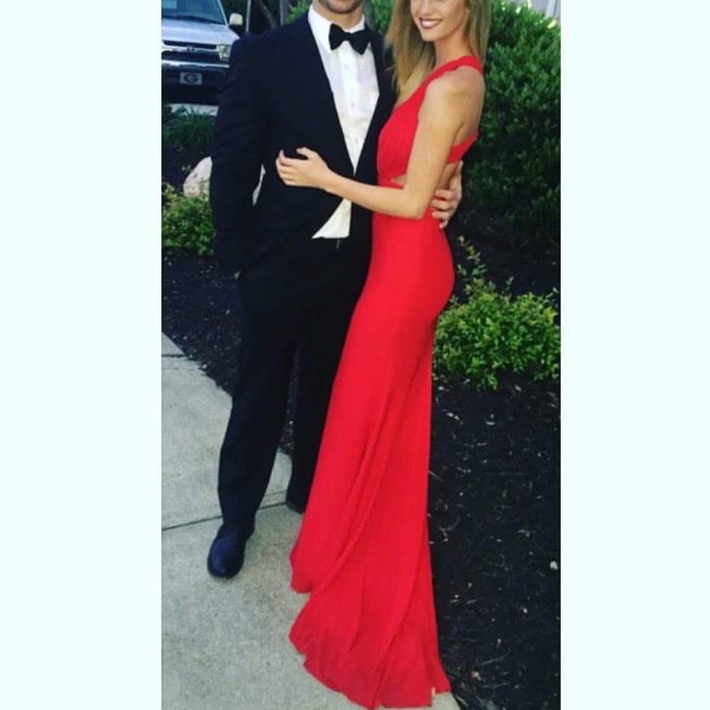 RED HOT evening gown!