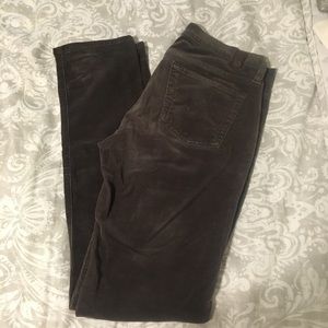 Anthropologie  AG Stilt Cigarette Corded Jean 27R