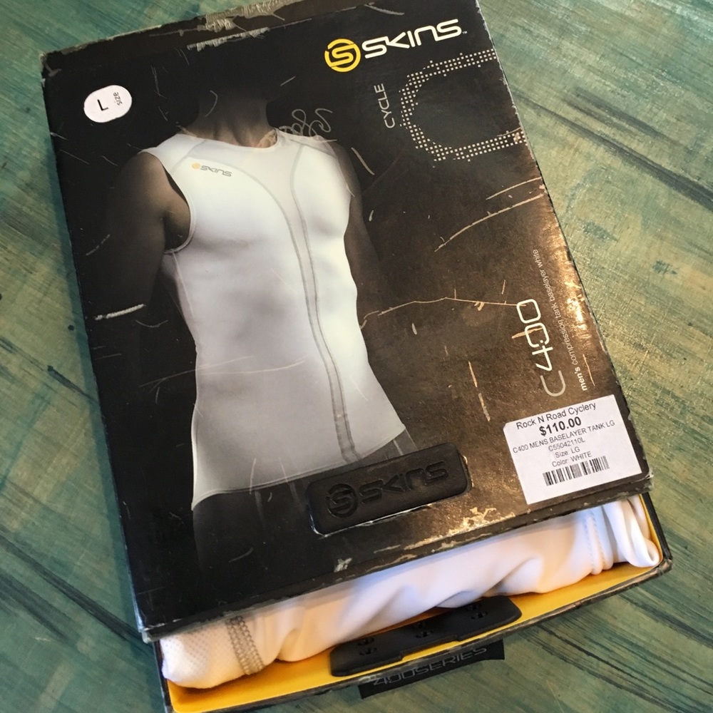 SKINS C400 men's compression tank base layer