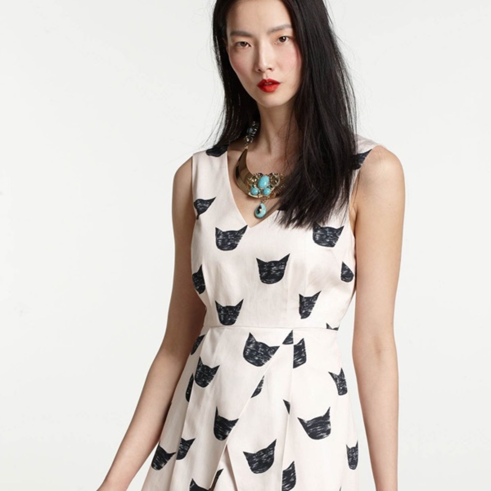 Feline Karma Dress by Leah Reena Goren