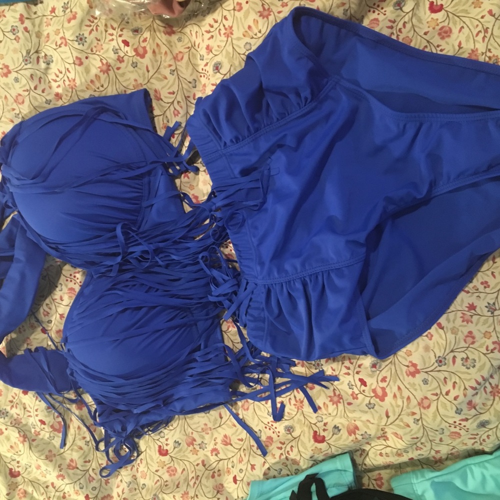 Tassel high wasted bikini - brand new