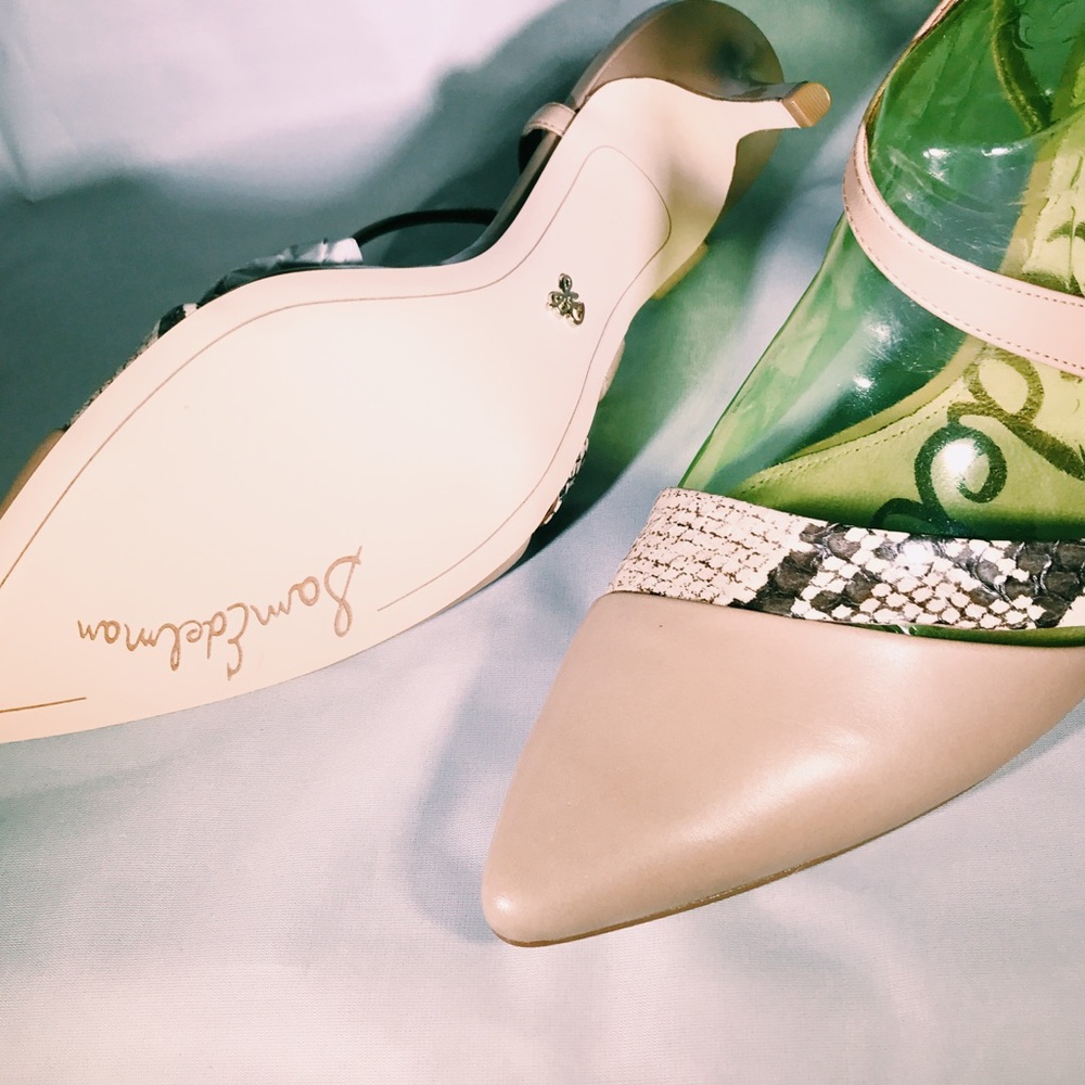 Sam Edelman "Othello" kitten heels (classic nude)