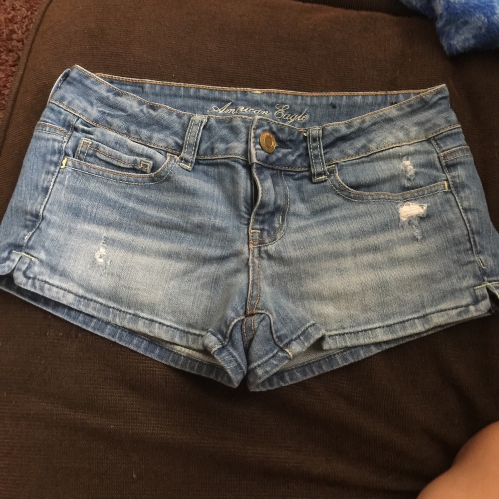 Denim shorts