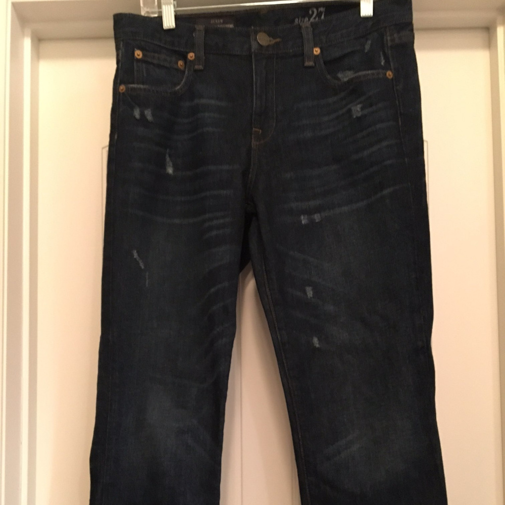 J. Crew Distressed Broken-In Boyfriend Jean