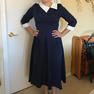 Peter Pan dress/ French connection dress