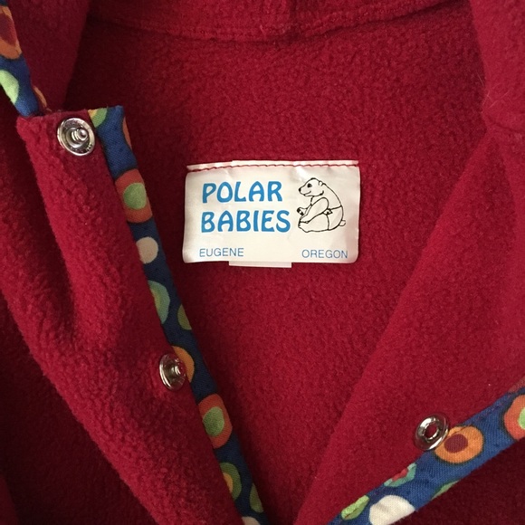 Adorable handmade red fleece jacket LIKE NEW!! - Picture 3 of 7