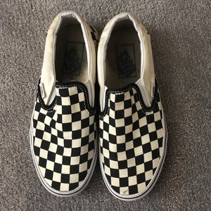 Checkered Slip On Vans