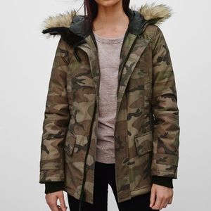 Aritzia Camo Larsen Down Coat