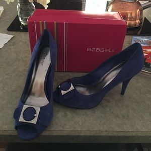 BCBg suede heels size 11 slightly worn