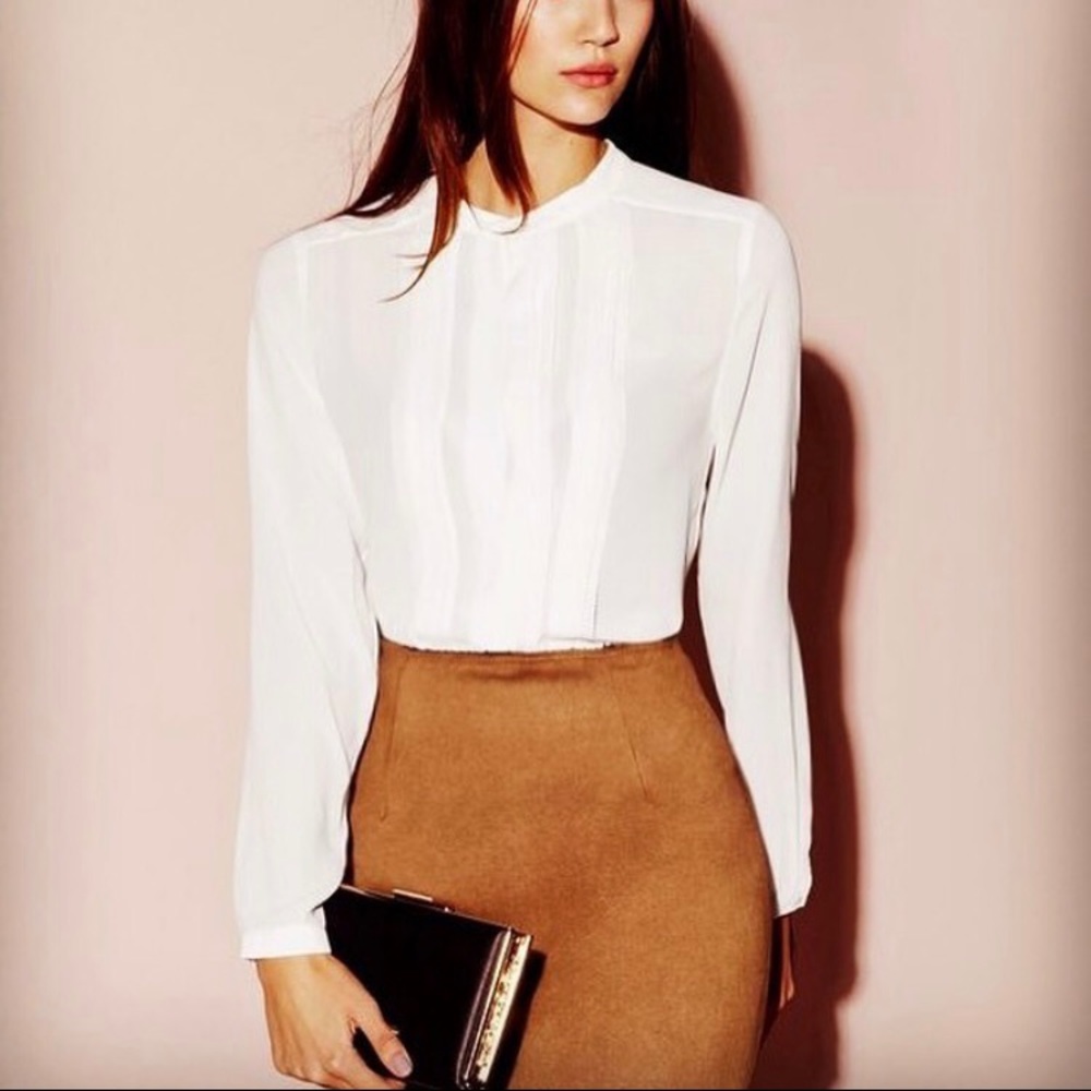 Suede Mini Skirt