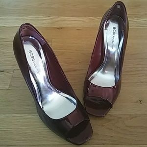 !SALE BCBG Womens Peep Toe Heels Size 8.5