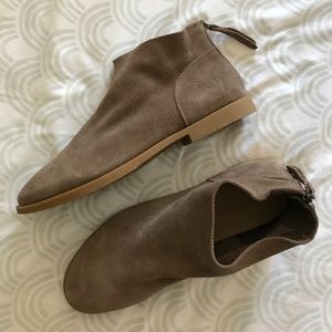 Taupe Suede Dirty Laundry Booties