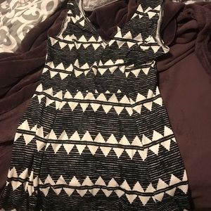 H&M black&white dress