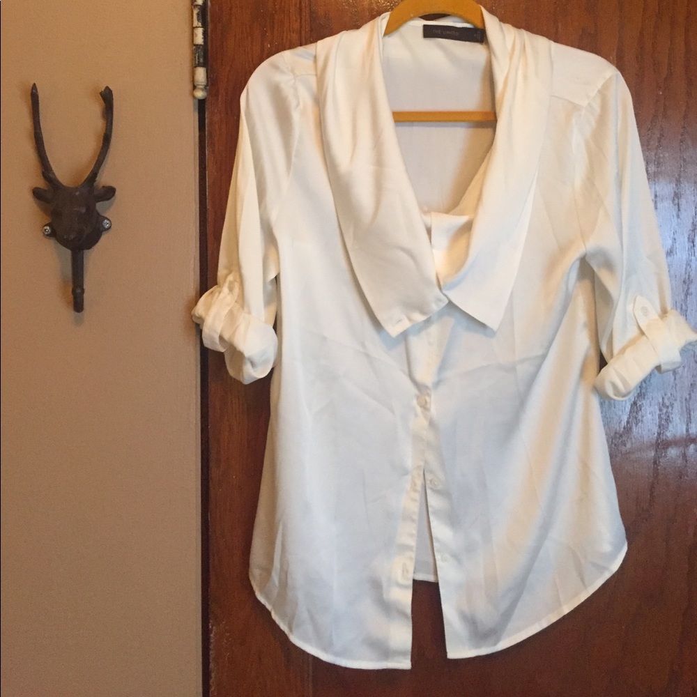 soft white button up