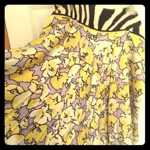 Roberto Cavalli silk skirt