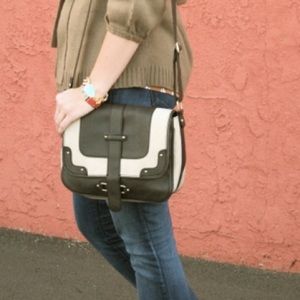 H&M Two Tone Saddle Bag H&M Two Tone Saddle Bag