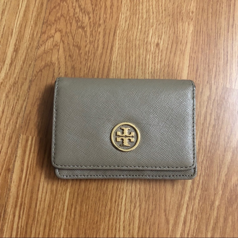 Tory Burch Robinson flap cardholder