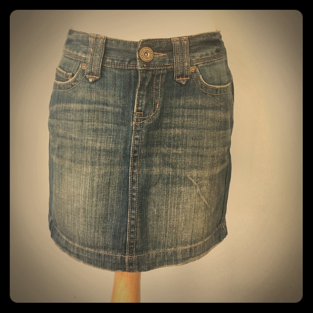 Aeropostale denim Jean skirt mini size 3/4
