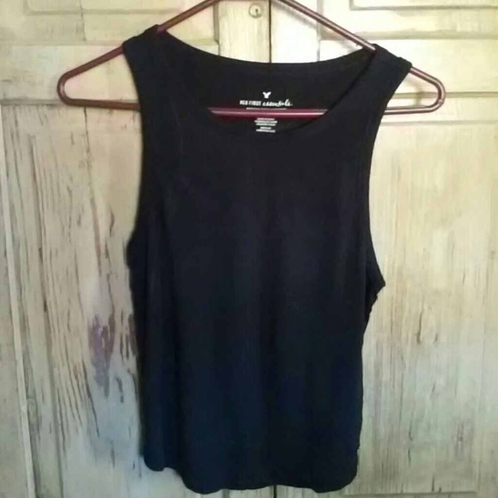 American eagle racer back crop top
