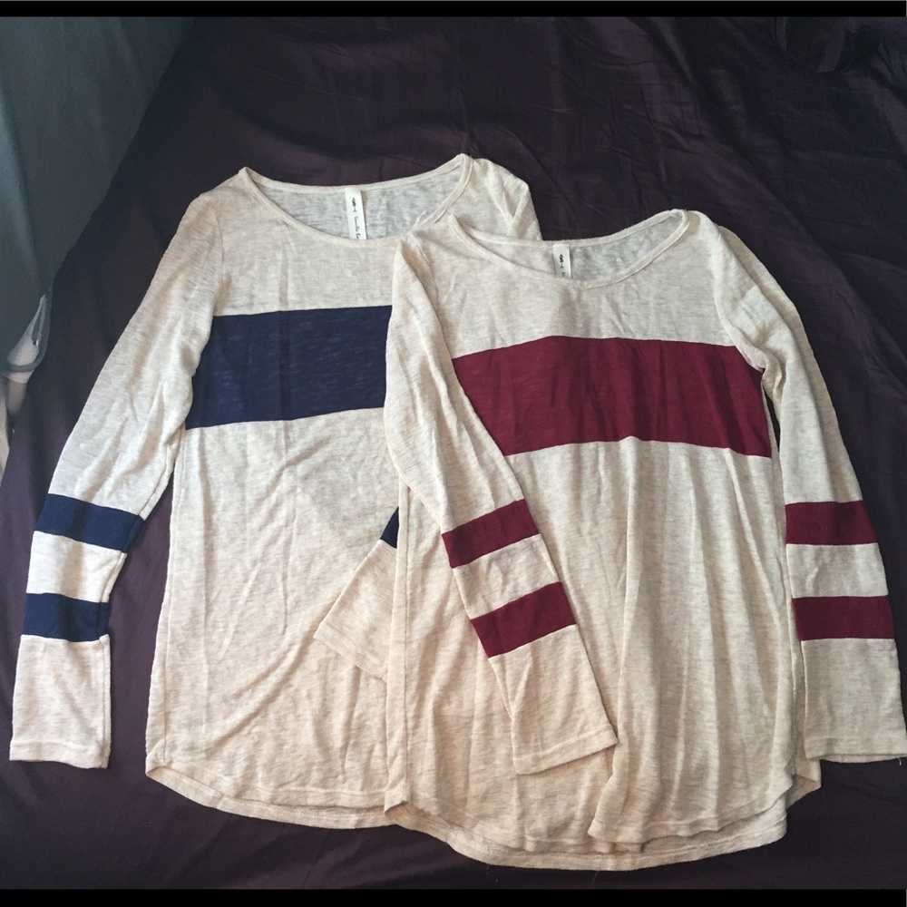 2 long sleeve shirts