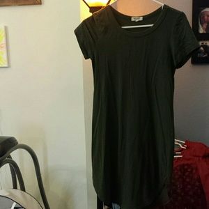 Long green shirt